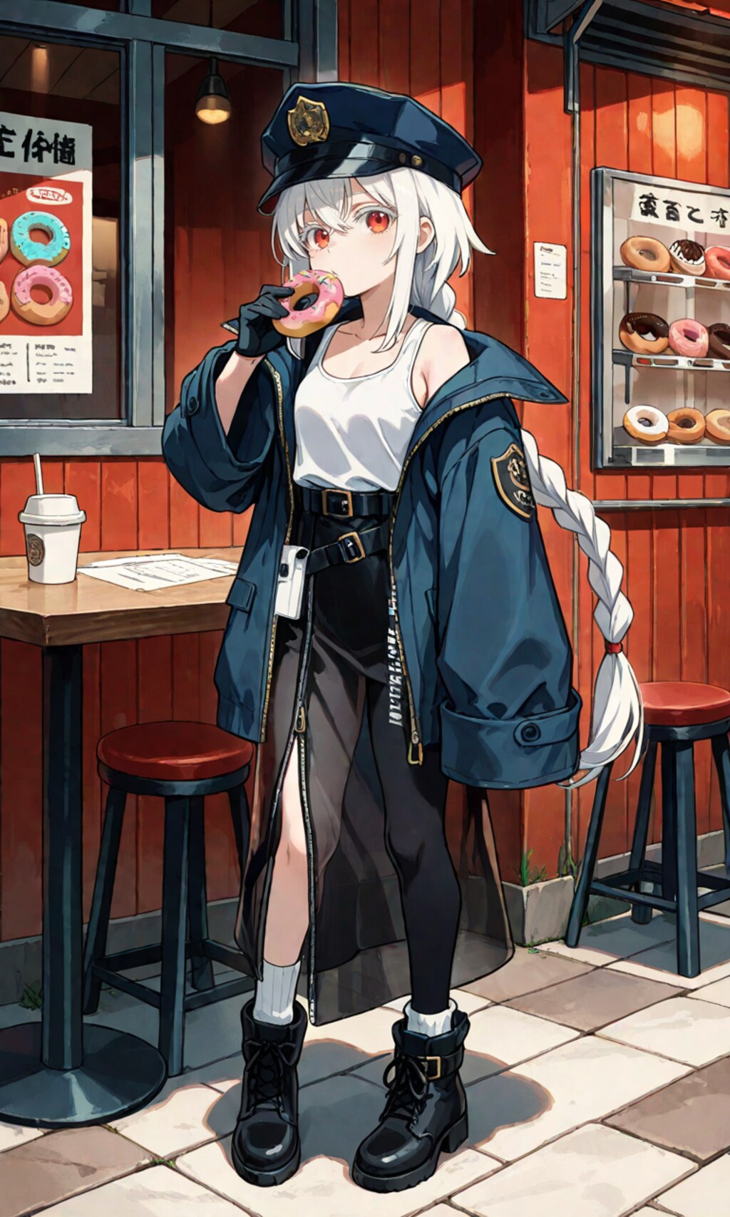 ポリスと言えばドーナツ