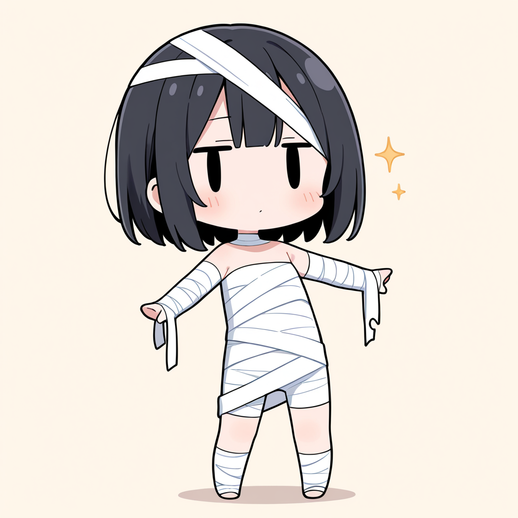 着ぐるみ着せ替え（ミイラ）