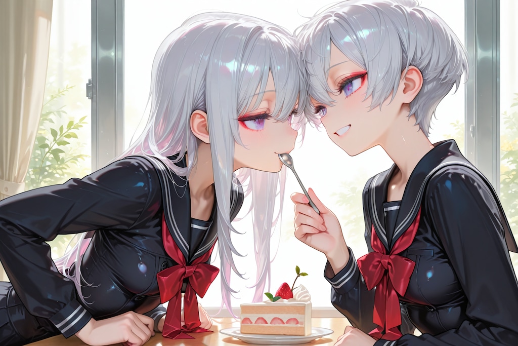 「美味いか？」「んまい！」