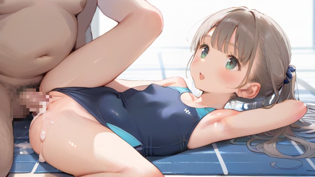 【アニメ作品販売中！】更衣室でコーチ２人と交尾💖