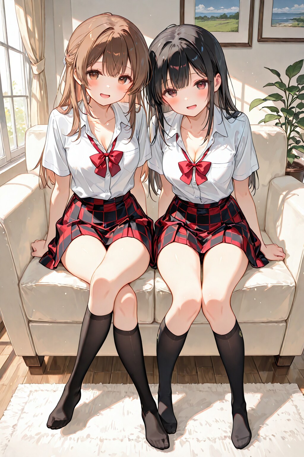 仲良し双子ちゃん。