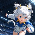サッカーを楽しむリコちゃん⚽️ 2枚目