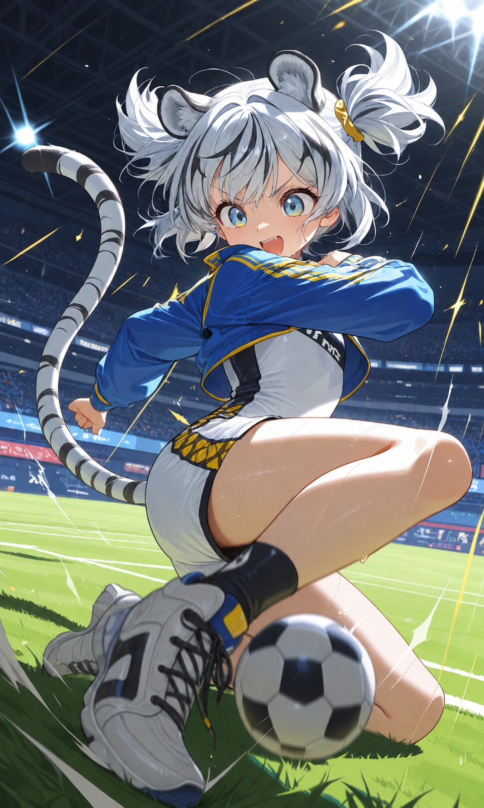 サッカーを楽しむリコちゃん⚽️