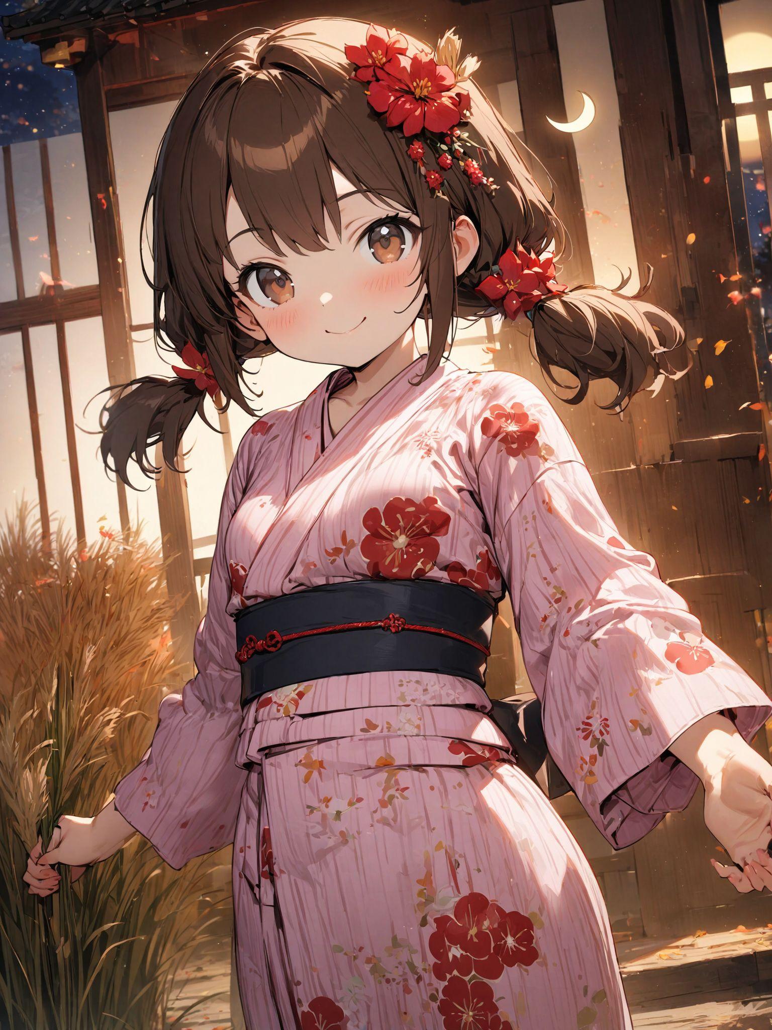 浴衣少女３