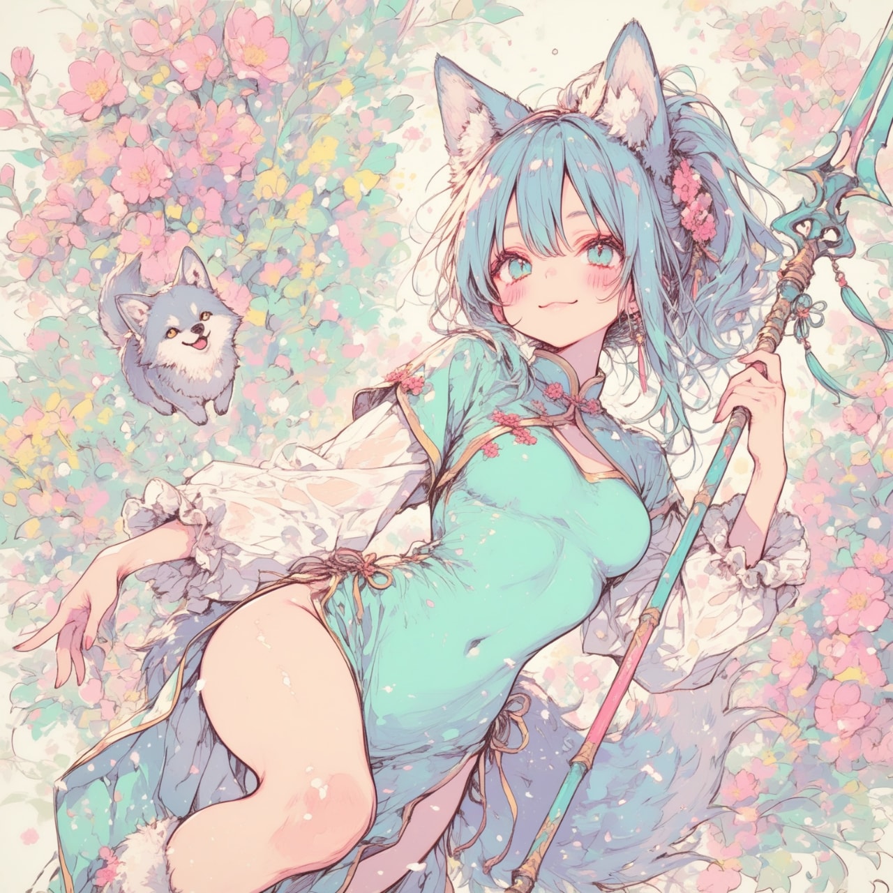 少女の一休み