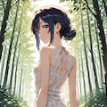 びしょ濡れ女の子② 2枚目