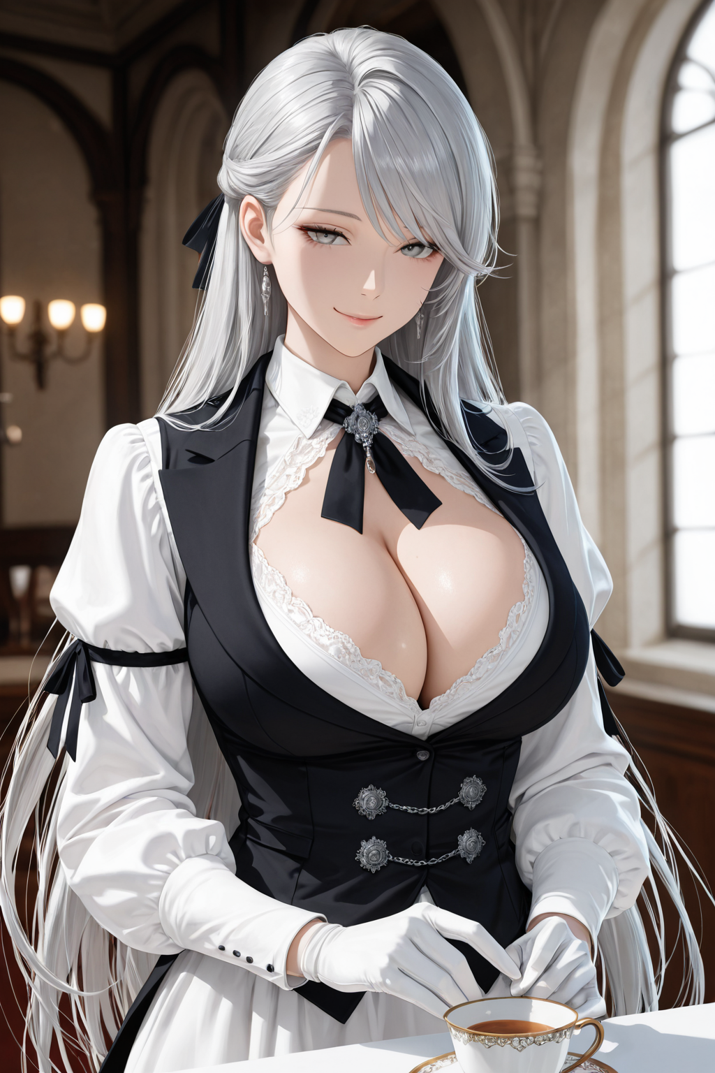 白と黒の令嬢