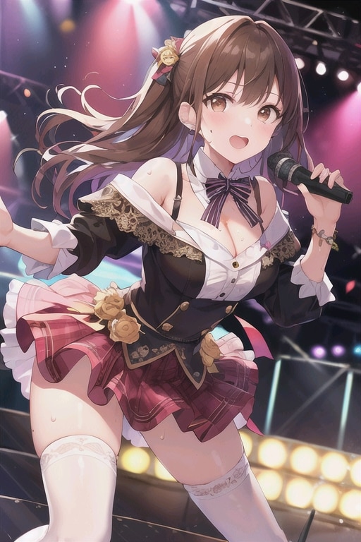 アイドル | の人気AIイラスト・グラビア