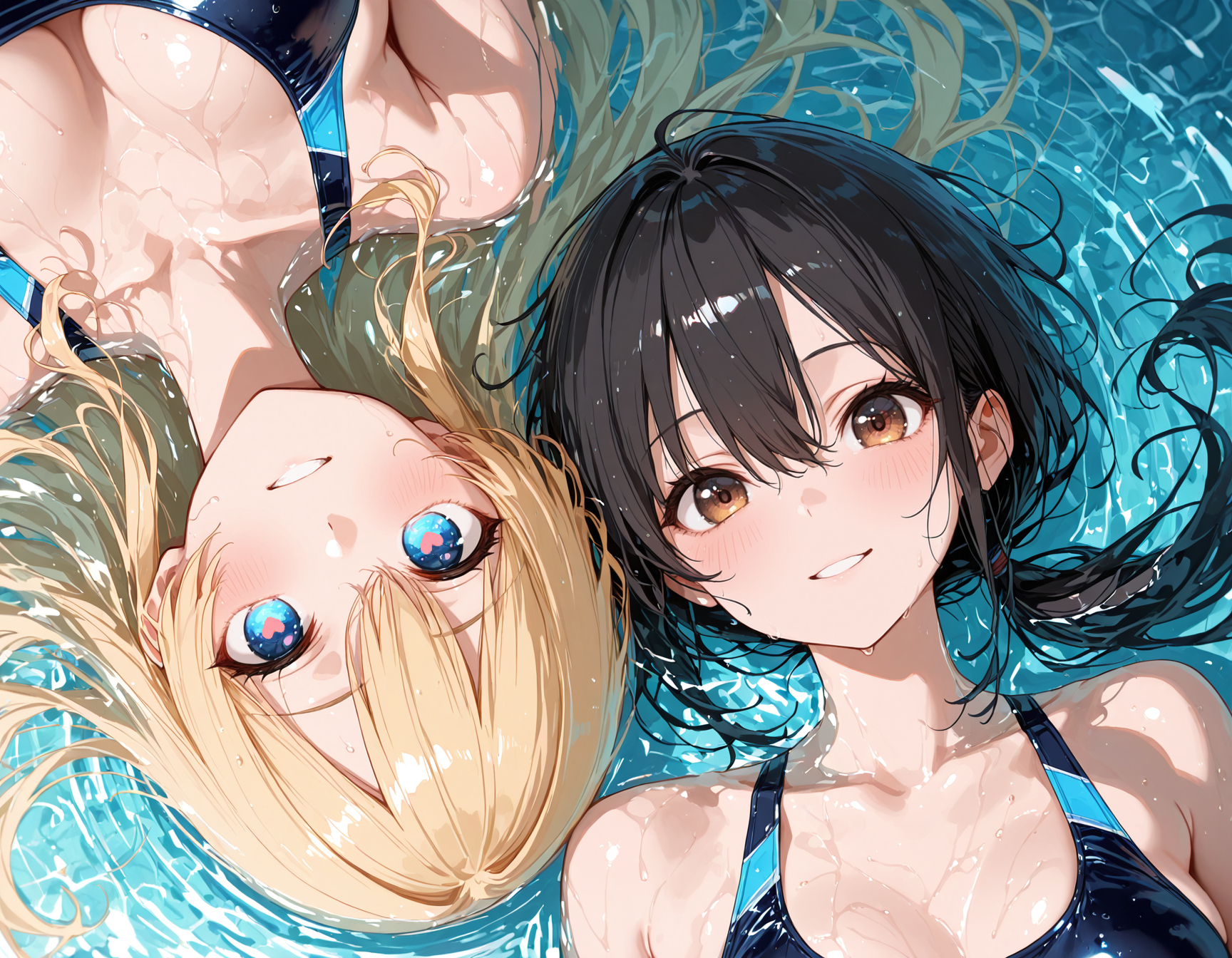 競水輝ちゃんとプカプカ