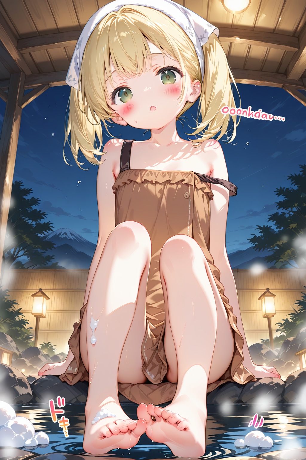 湯あみ着のエマちゃん