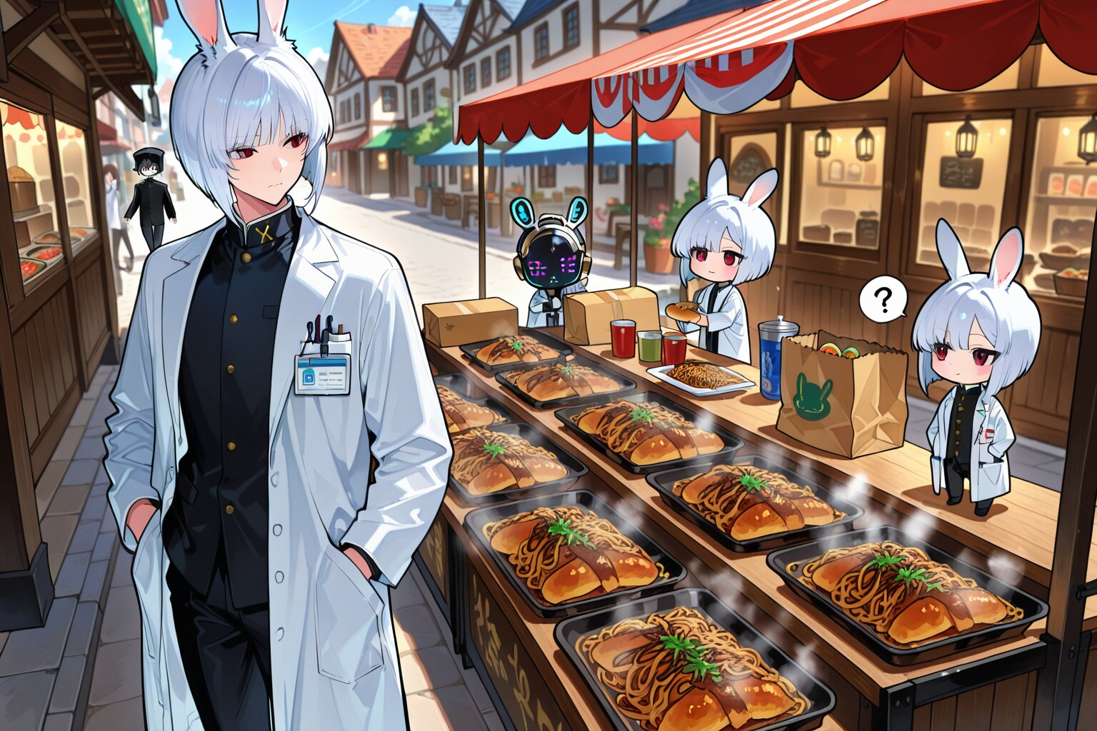 焼きそばパンを研究しています | の人気AIイラスト・グラビア