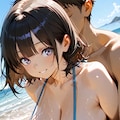 海辺で抱きしめられて 5枚目