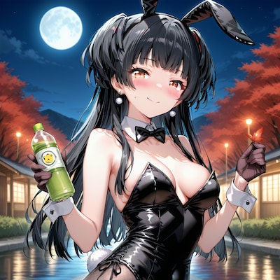 バニーガール衣装の冬優子(改訂版)