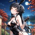バニーガール衣装の冬優子(改訂版) 3枚目