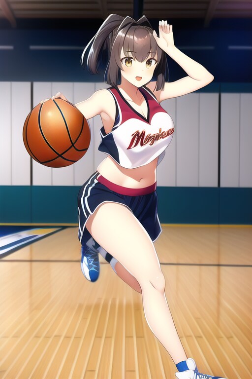 大和とバスケを楽しむ午後