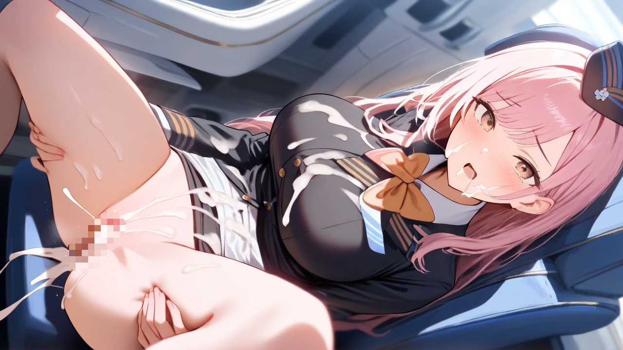 【祝！新作発売】CAさんのエッチな機内サービス！