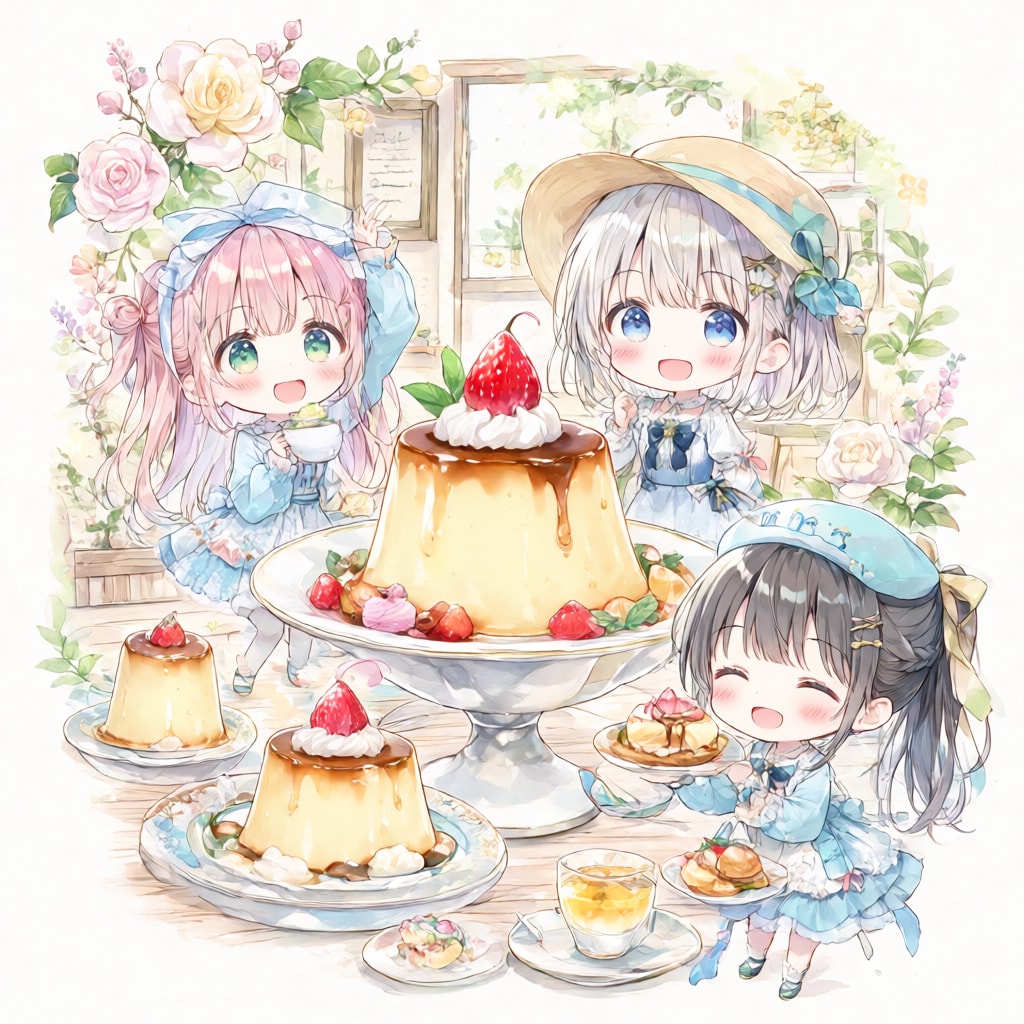 プリンパーティ | の人気AIイラスト・グラビア