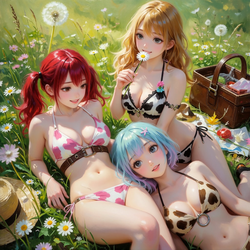 お尻３つ