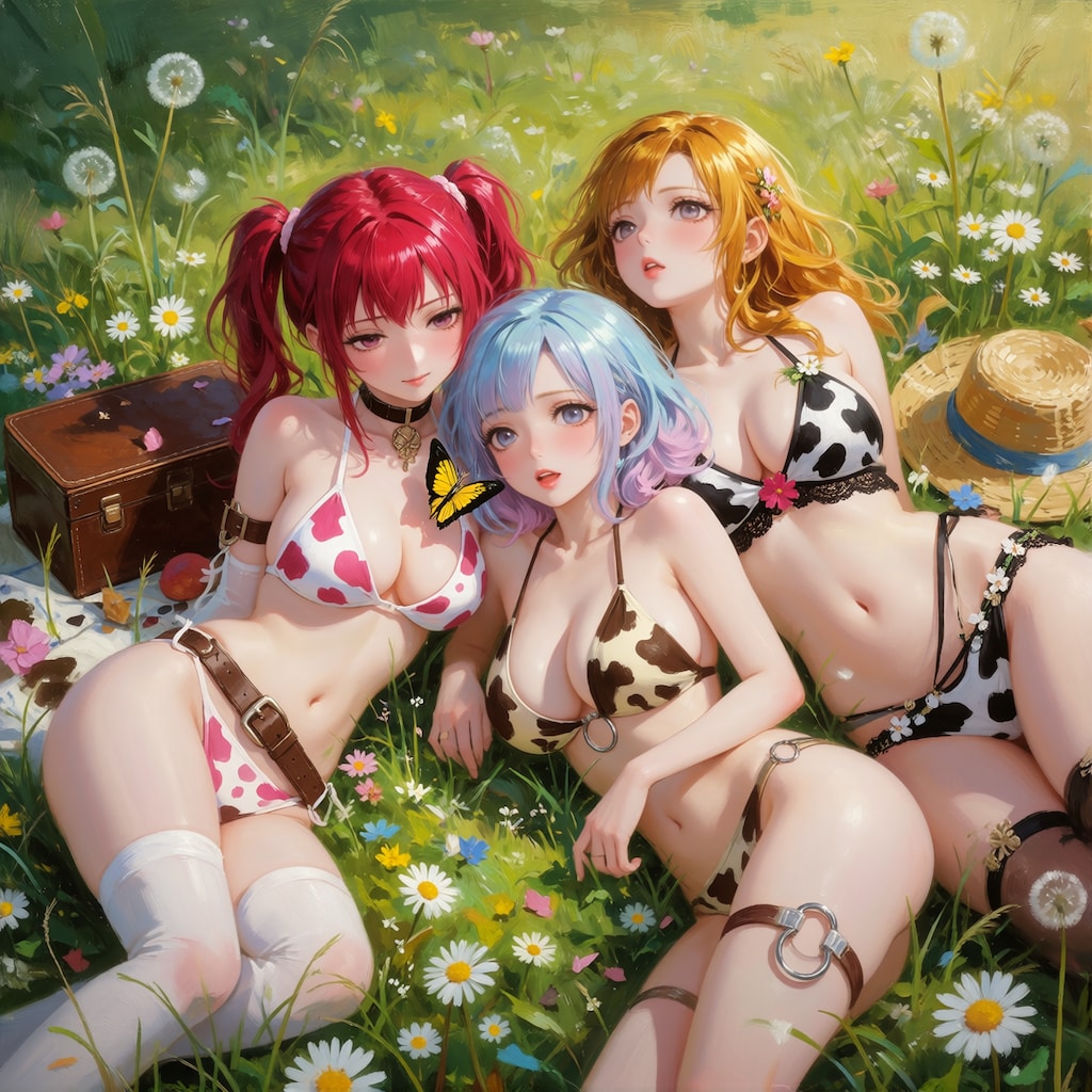 お尻３つ