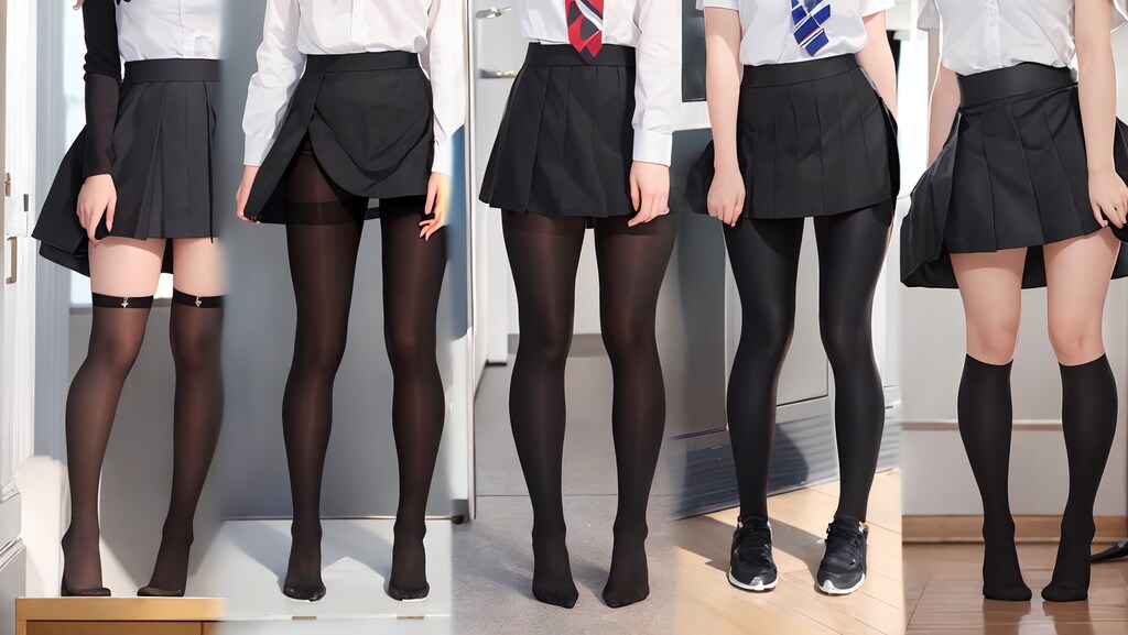 ストッキング、パンスト、タイツ、レギンス、スパッツ　比較