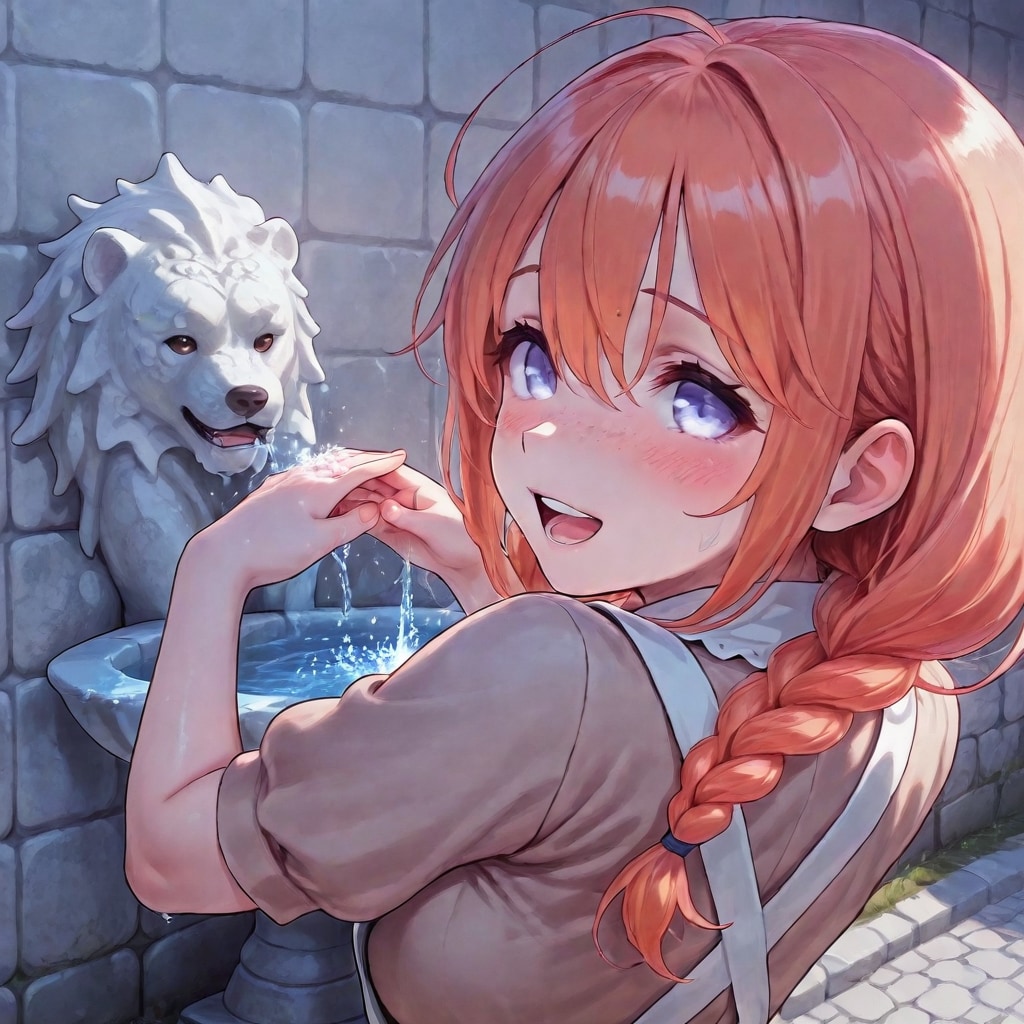 手を洗う所あって良かった～（給水所）/フォローありがとうございました！ | の人気AIイラスト・グラビア