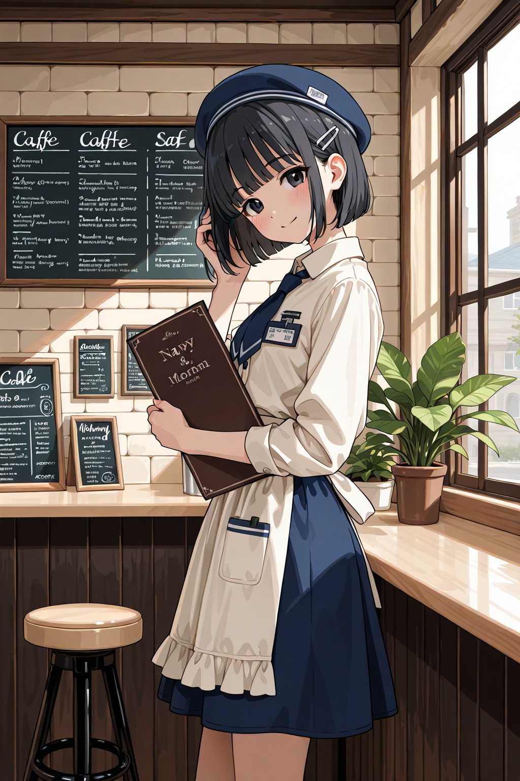 妹ちゃん✨カフェへようこそ‼️🥰☕️✨４１０ | の人気AIイラスト・グラビア