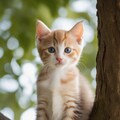 子猫の木登り 4枚目
