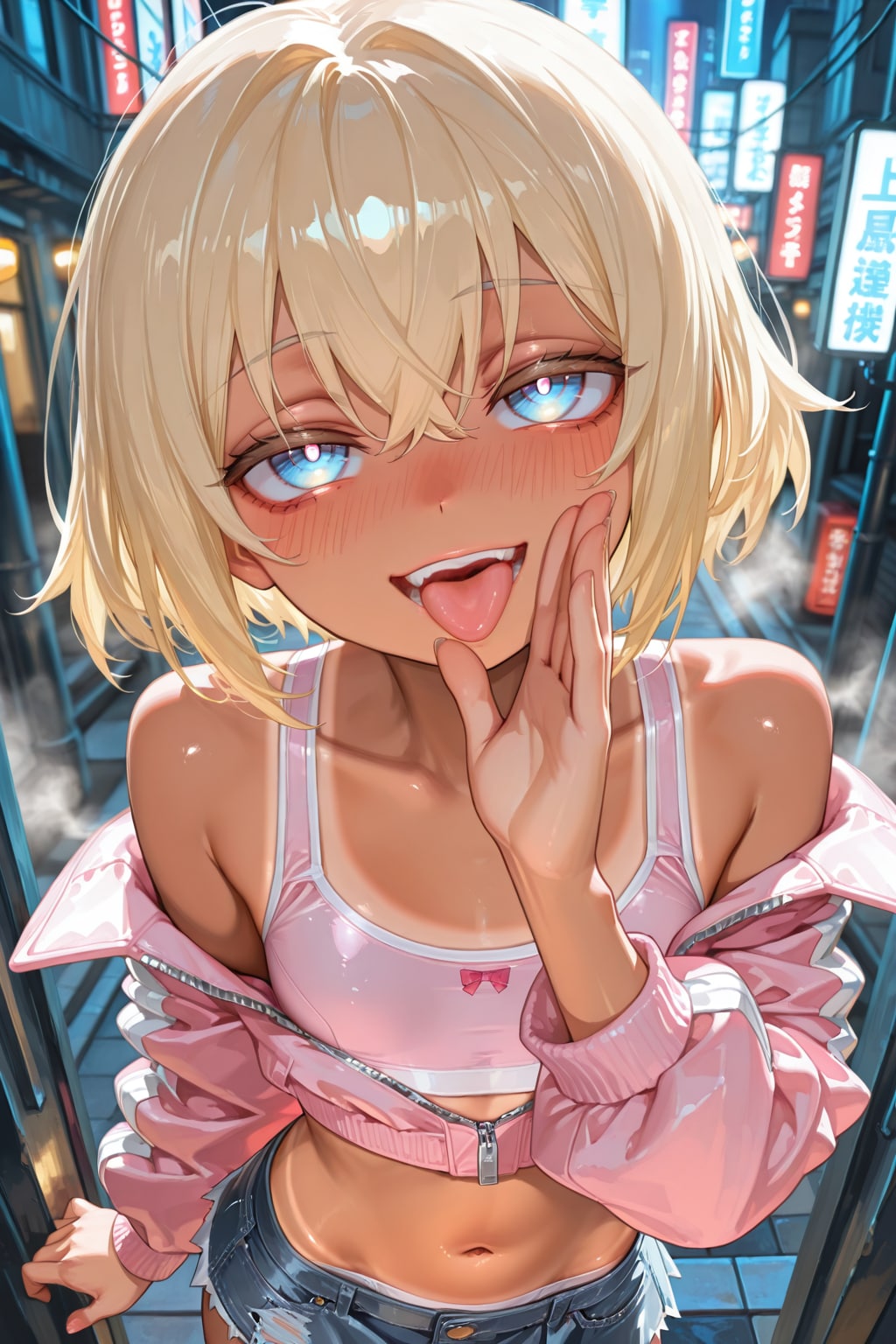 金髪ショートロリ即堕ちアヘセックス♡