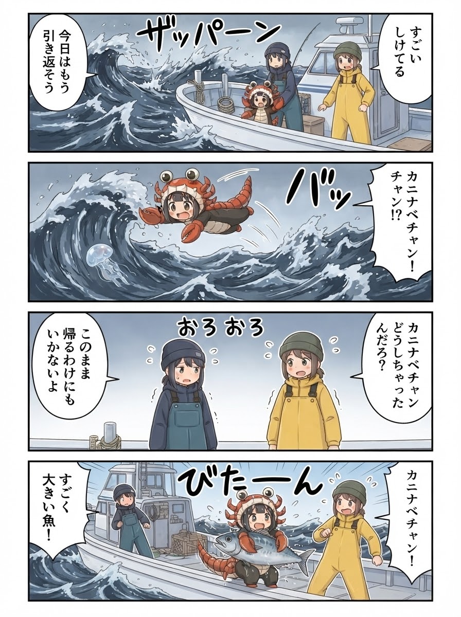 【58】時化てても大丈夫！カニナベチャン | の人気AIイラスト・グラビア