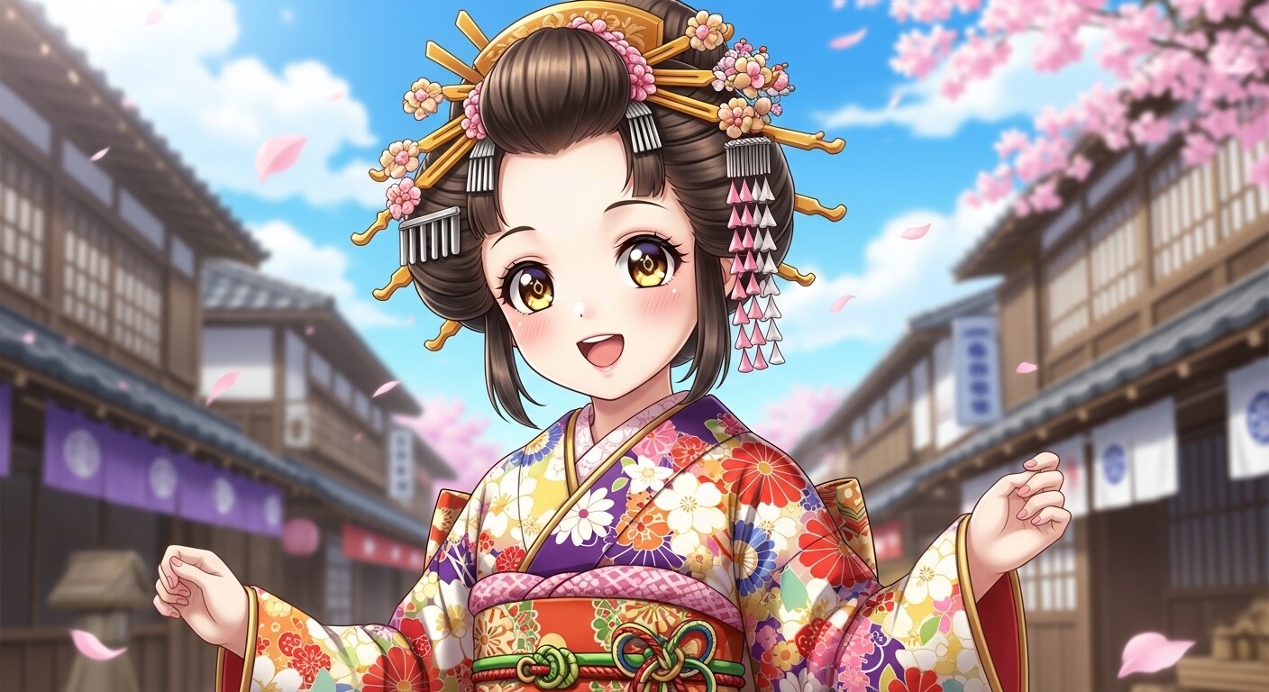 江戸時代の美少女の萌え絵 | の人気AIイラスト・グラビア