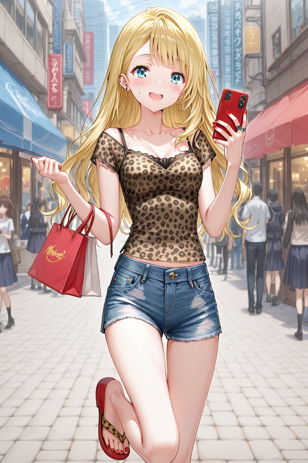 うちの子夏服（ブロンドヘアの女の子）