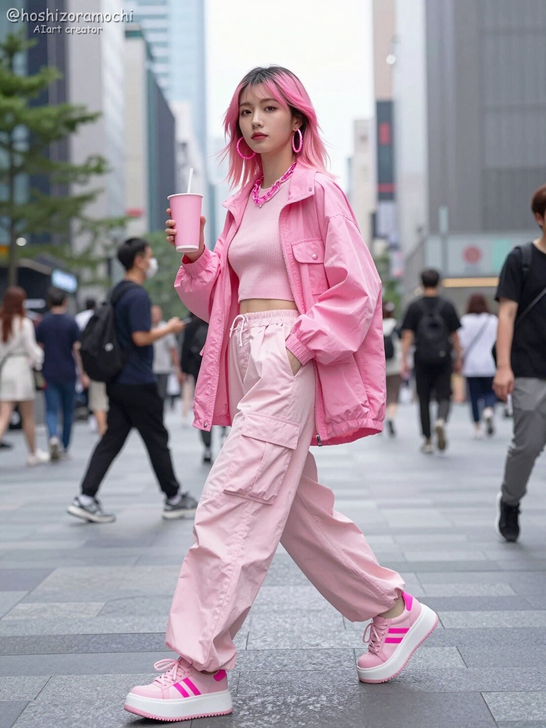 街角を彩る、ストリート・ピンクの微熱と鼓動