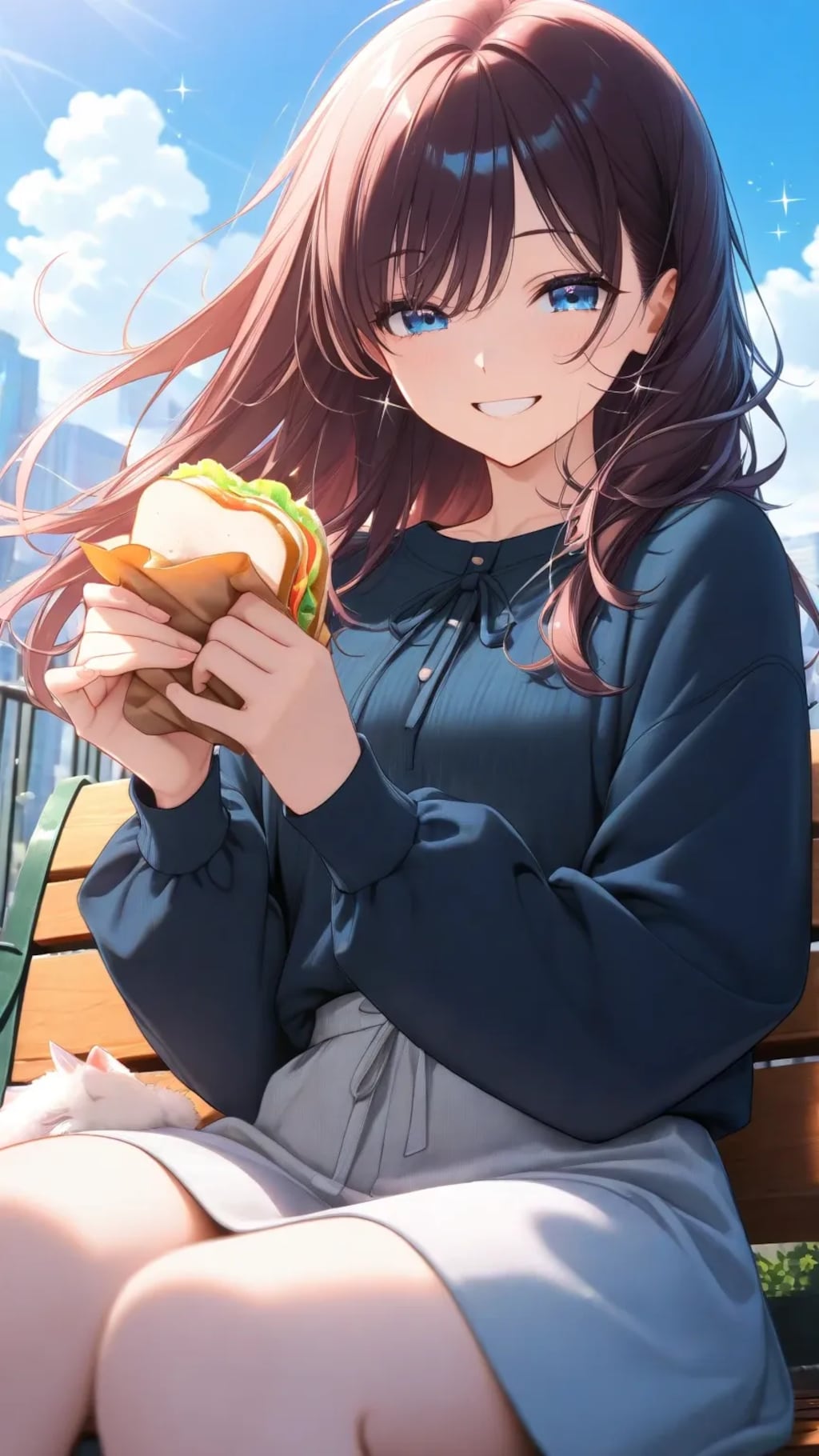青空ランチ、いただきます♪
