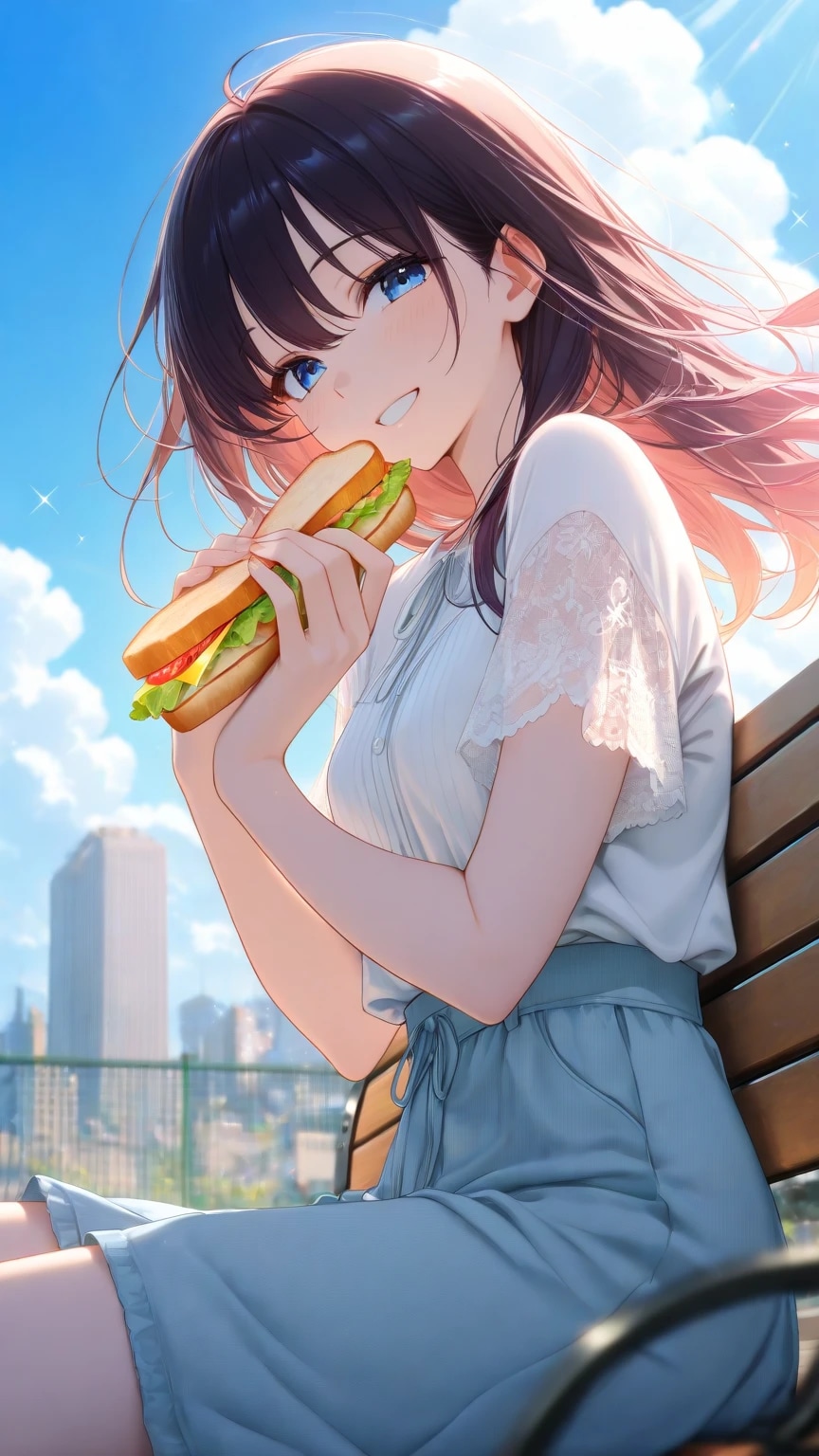 青空ランチ、いただきます♪ | の人気AIイラスト・グラビア
