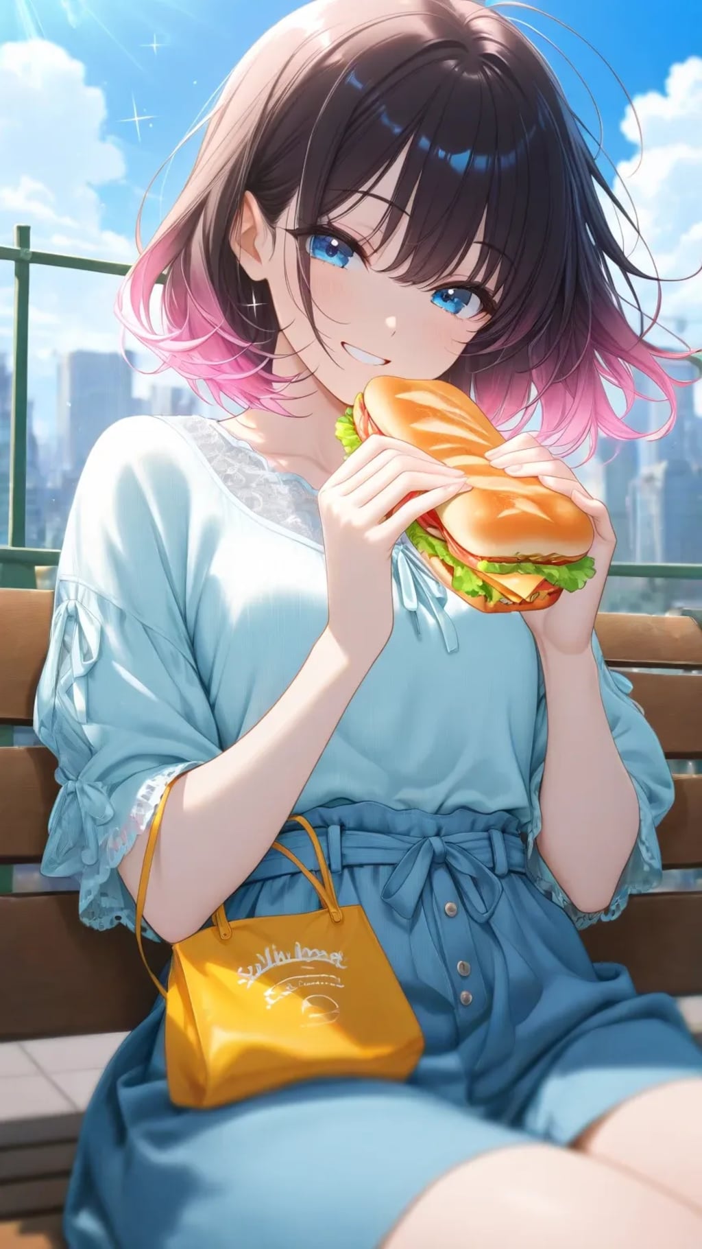 青空ランチ、いただきます♪