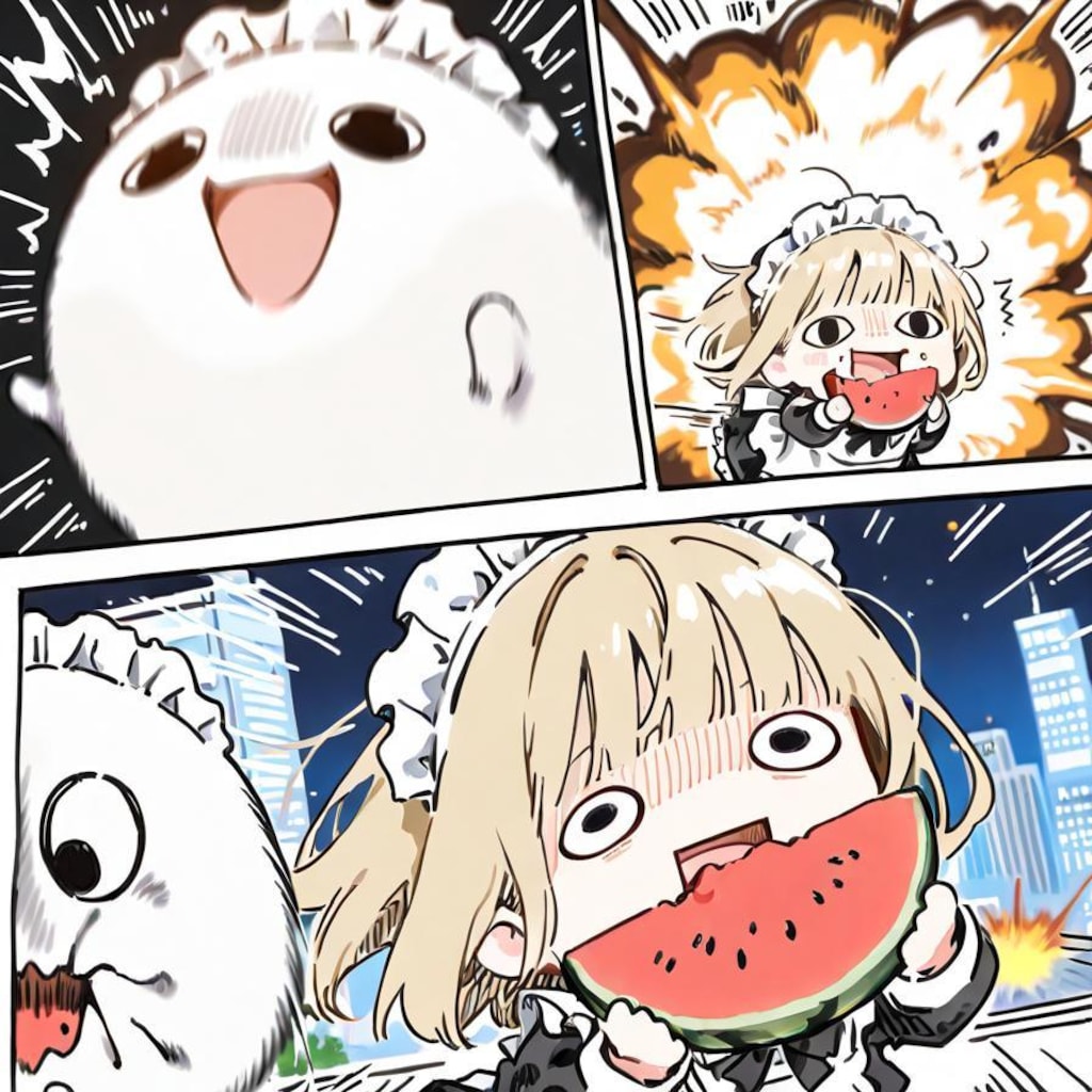 リ タ ー ン オ ブ ウ ォ ー タ ー メ ロ ン メ イ ド 🍉💥💥💥