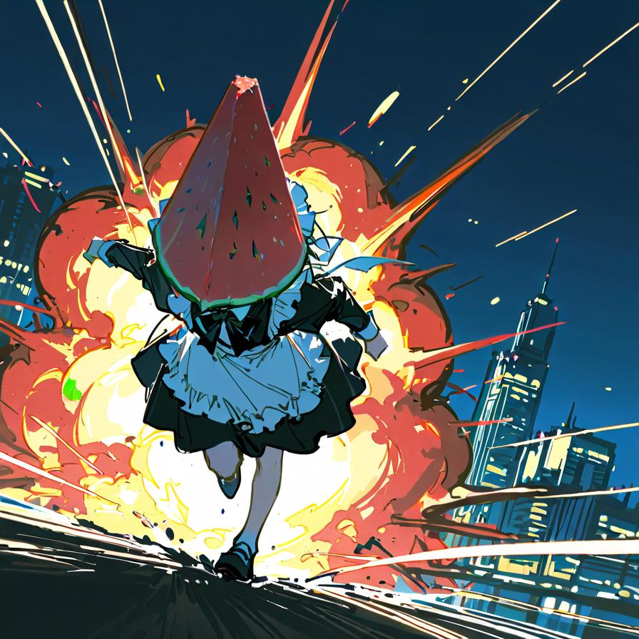 リ タ ー ン オ ブ ウ ォ ー タ ー メ ロ ン メ イ ド 🍉💥💥💥 | の人気AIイラスト・グラビア