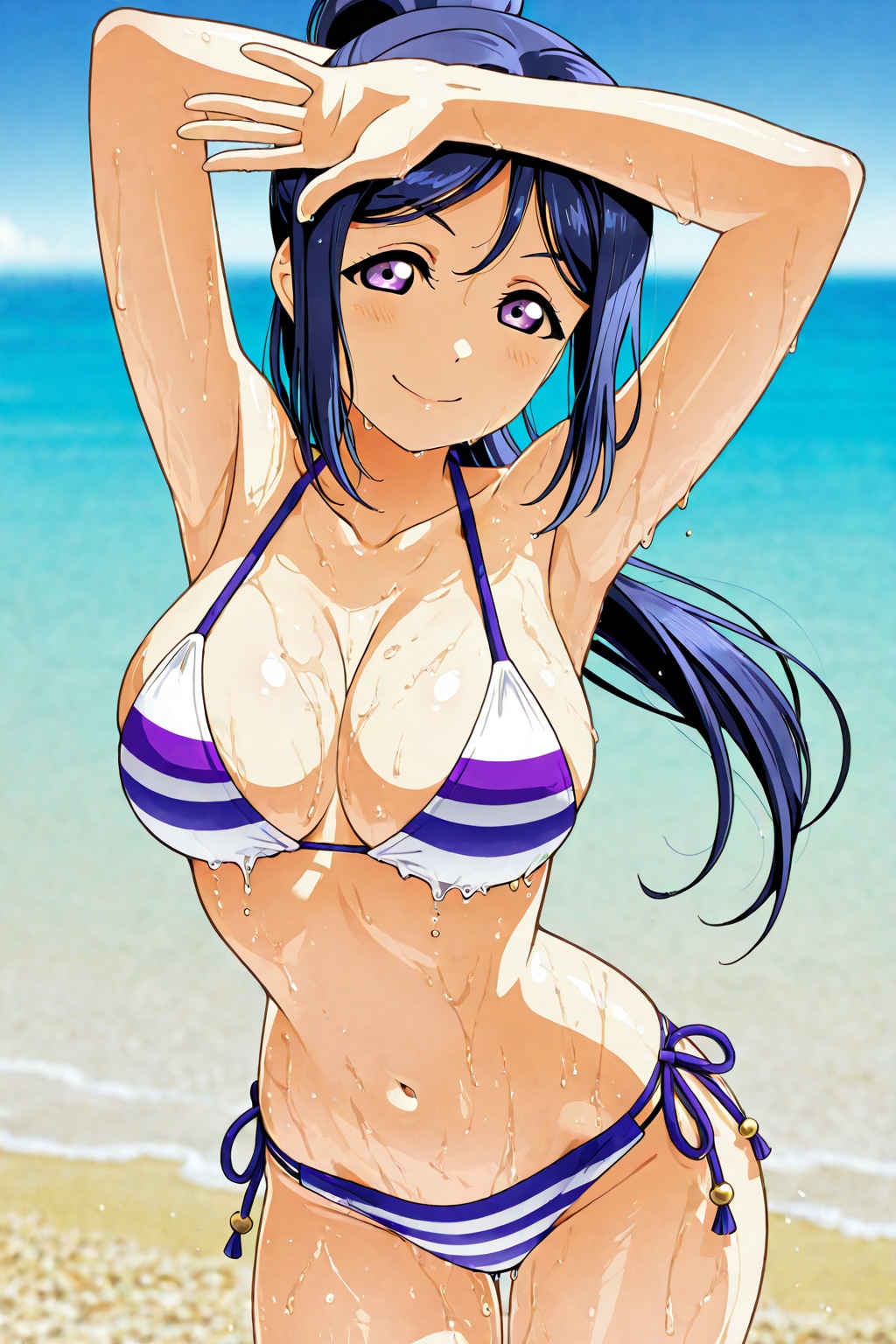 BONSAIで水も滴るビキニが眩しいかなん👙🏖️😍❤️