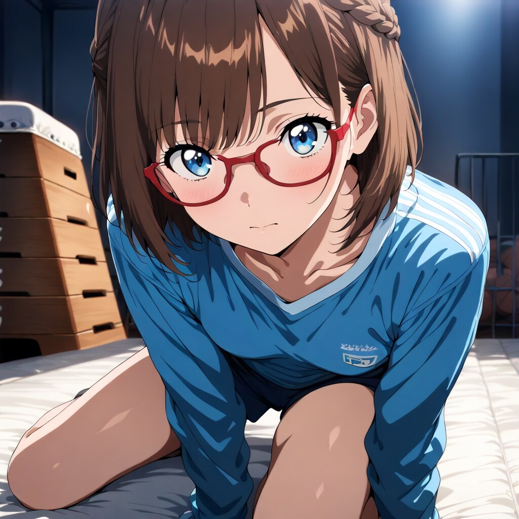 体育倉庫にて