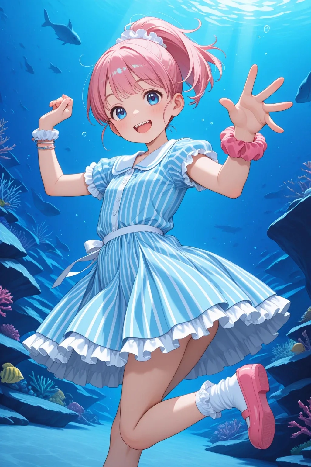 水族館のモモイちゃん