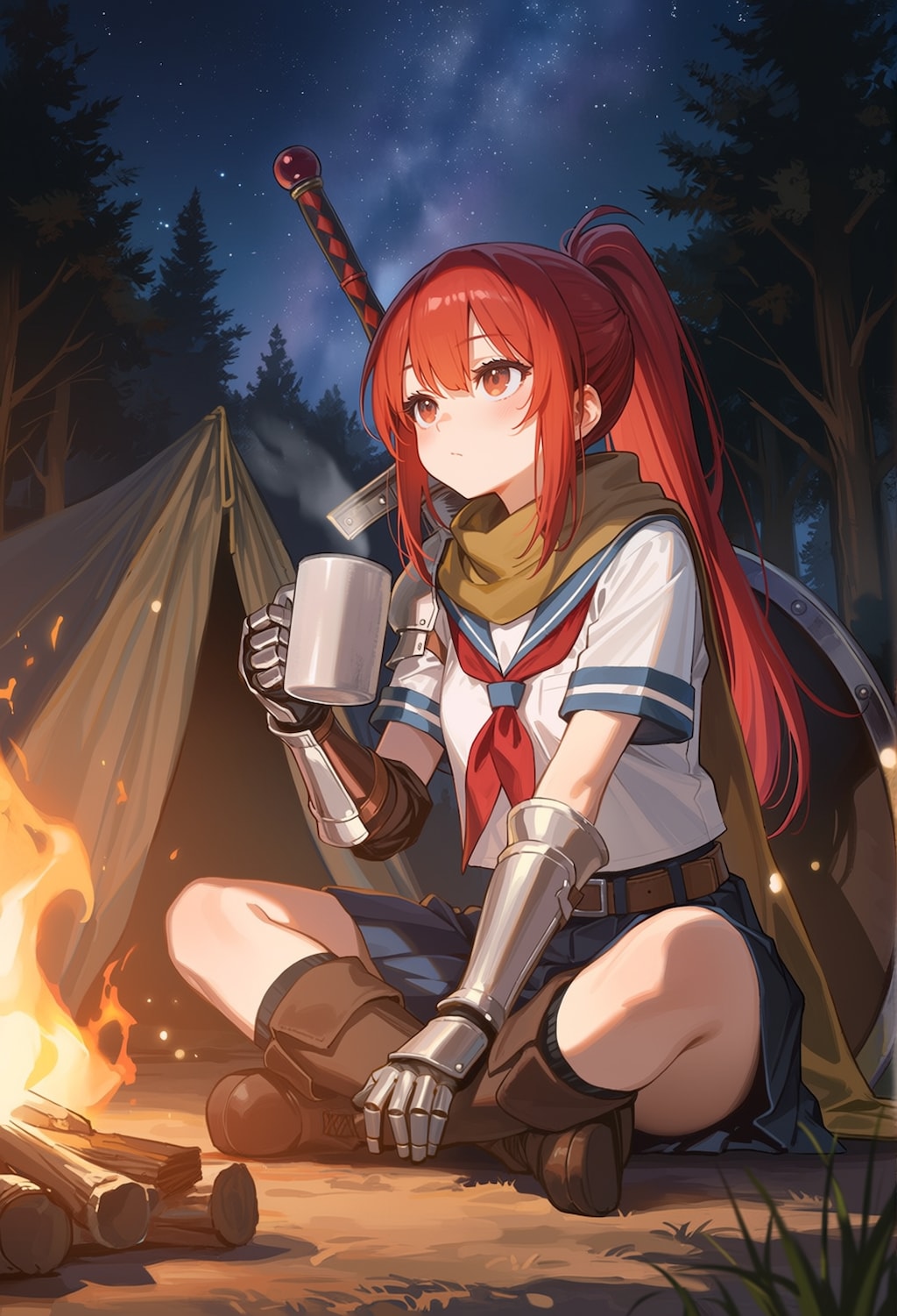 焚き火