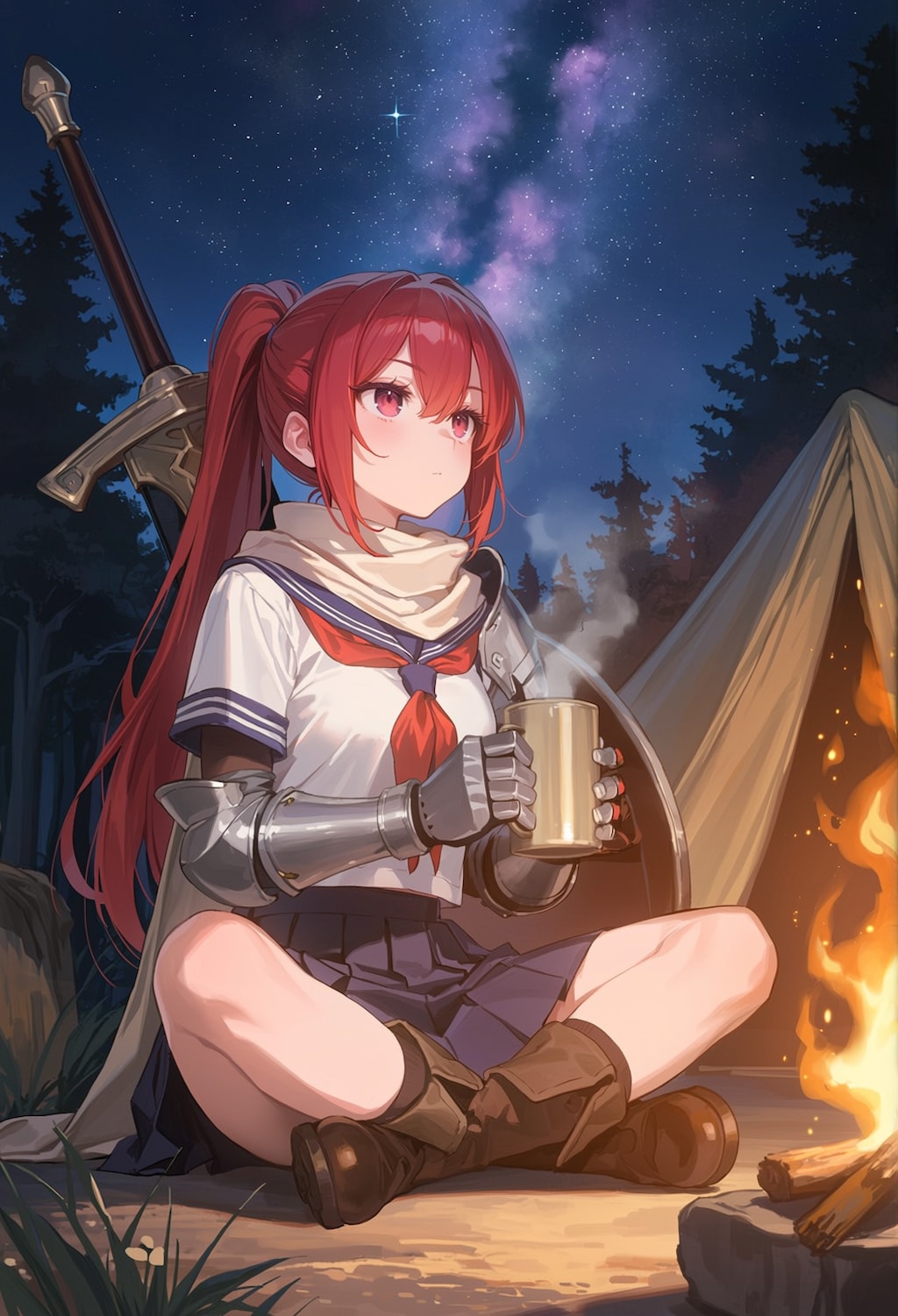 焚き火