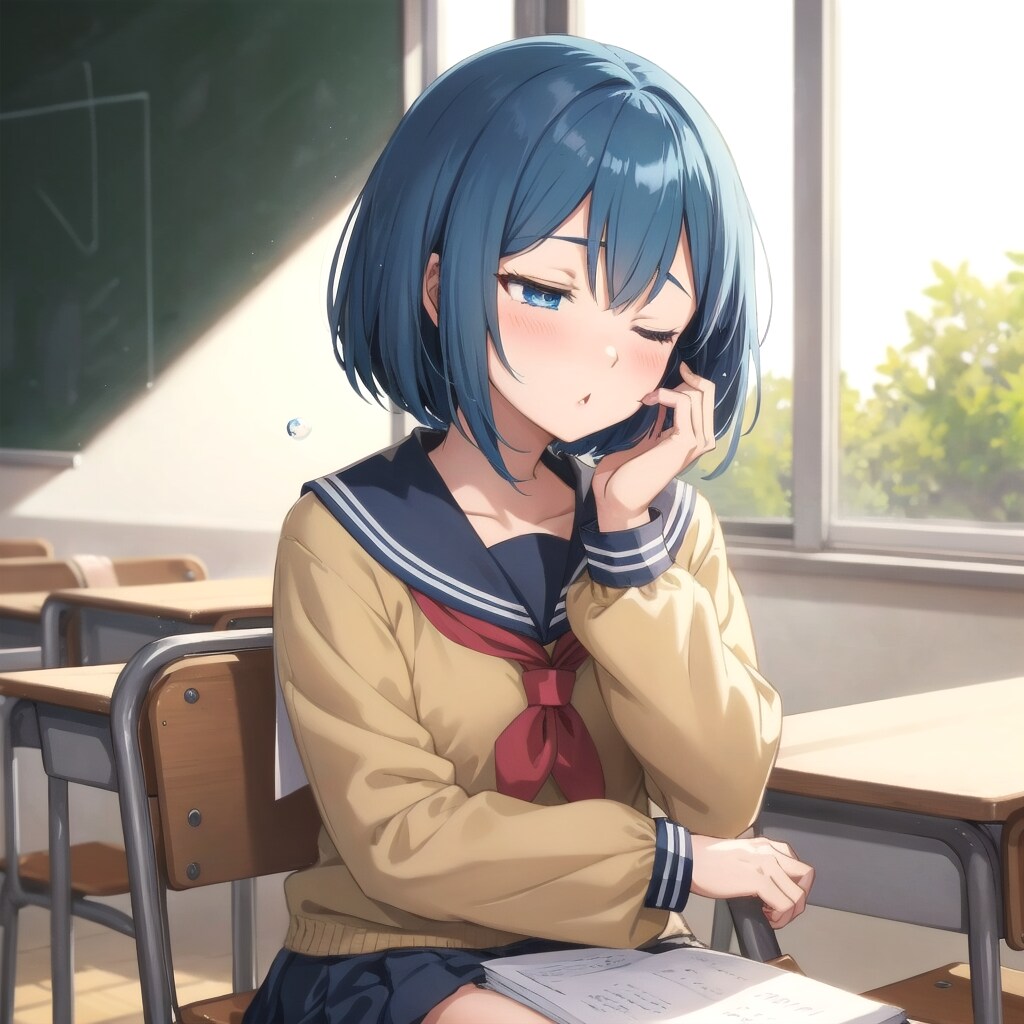 鼻ちょうちん(生成失敗)