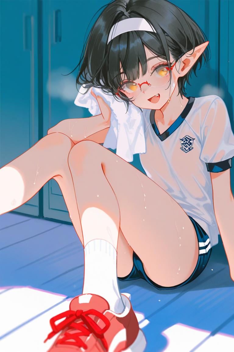 汗とイズミちゃん