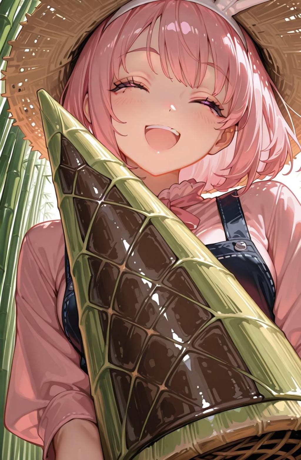 大きいたけのこ採れたよ💕