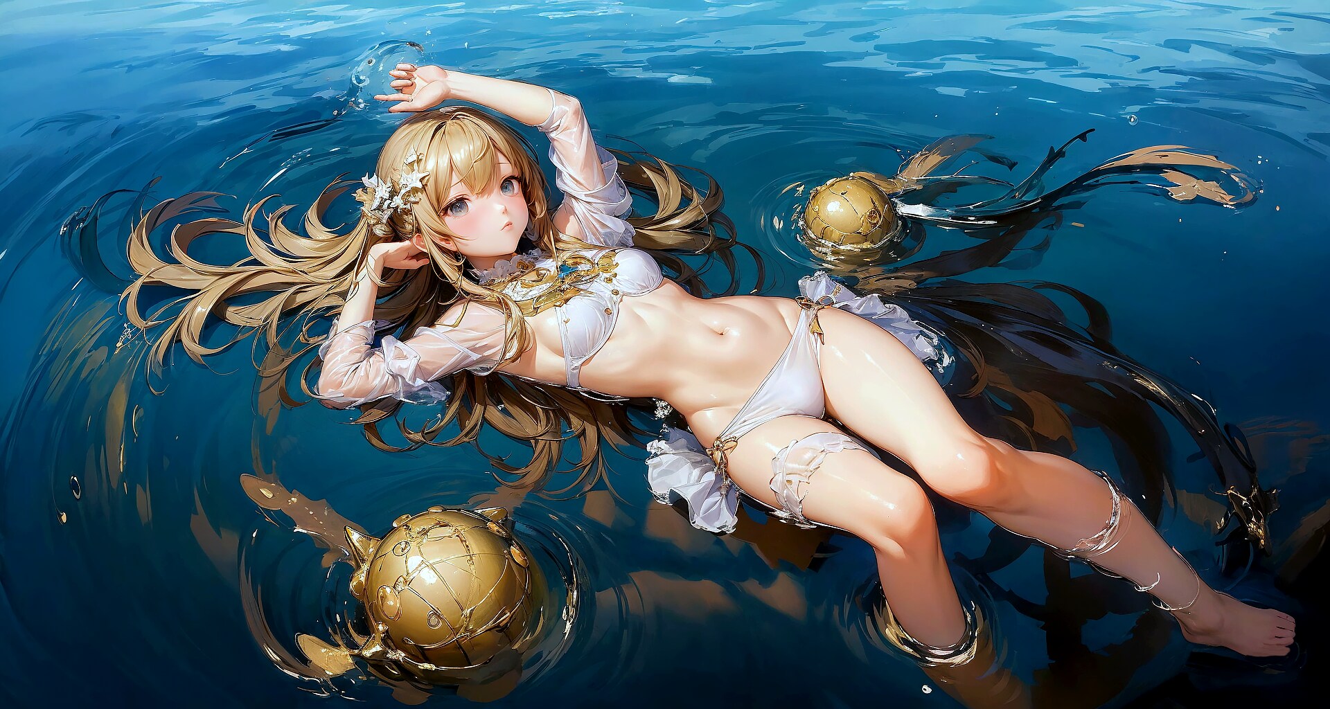 浮かぶ少女④`
