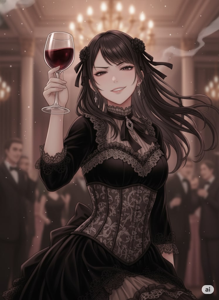 【侯爵夫人】乾杯の合図 | の人気AIイラスト・グラビア
