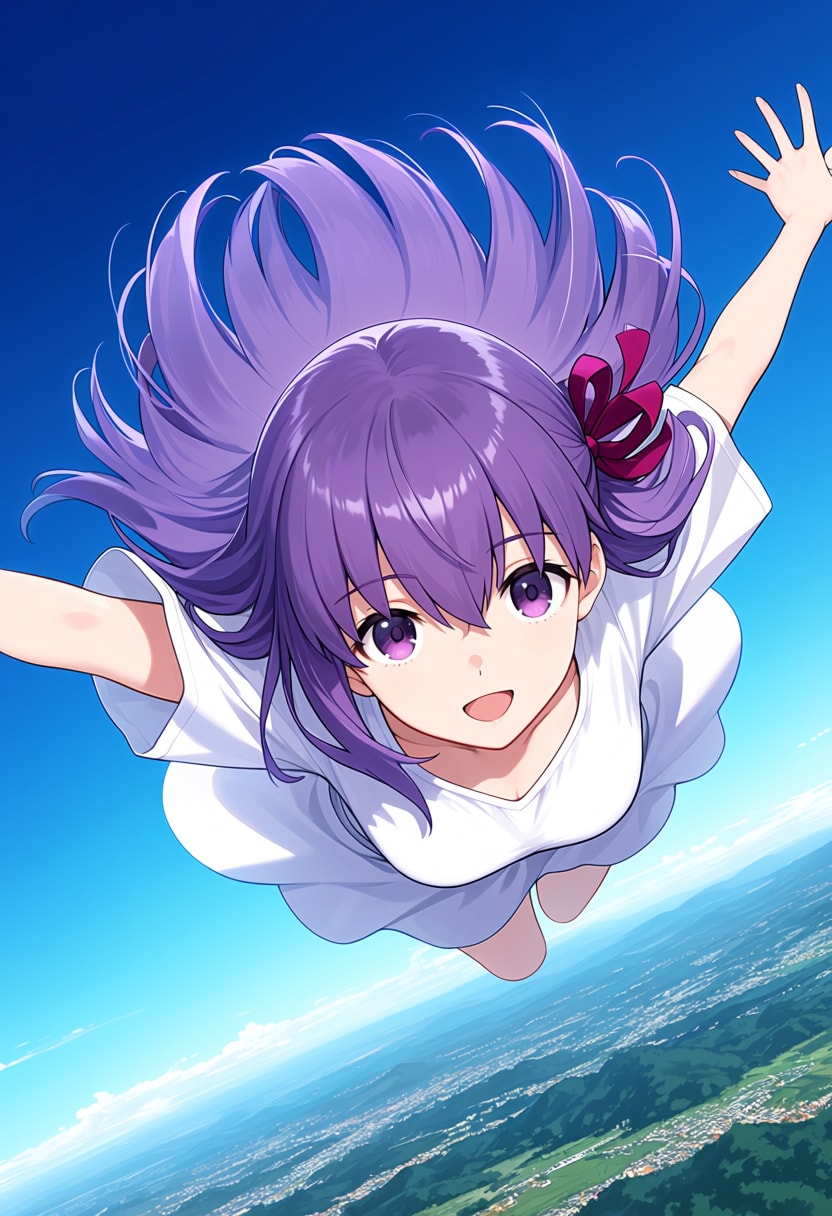 空へダイブ