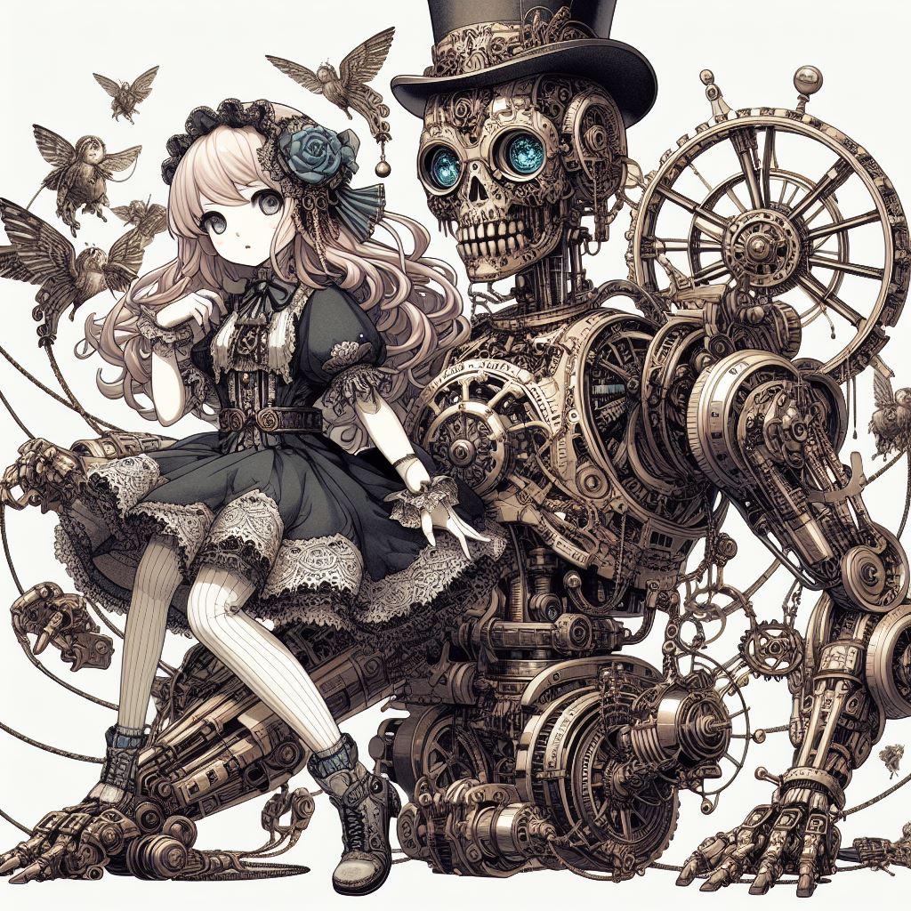 少女と機械人形
