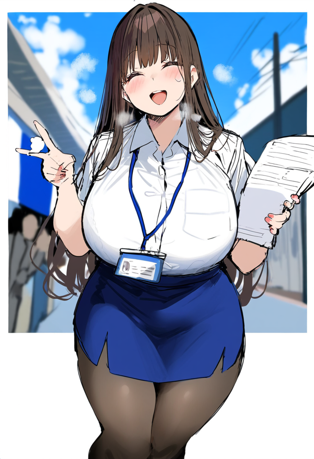 お仕事頑張る柏木さん